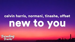 Calvin Harris Normani Tinashe Offset  New To You Lyrics [upl. by Petey]