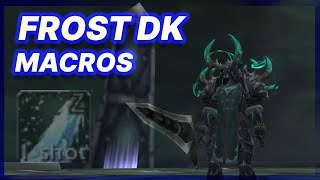 Frost DK PvP Macros 1 SHOT MACRO  Shadowlands Deathknight 902 [upl. by Hanson]