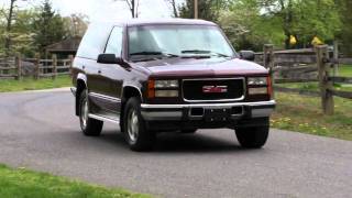 1994 GMC Yukon 2 Door Turbo Diesel Sport 65 V8 Detroit [upl. by Anehta]