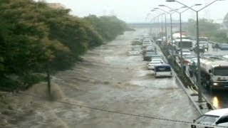 Mauritian capital Port Louis rocked by heavy floods [upl. by Nylessej226]