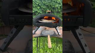 Cooking Pizza in the all new Bertello SimulFIRE 16quot Rotating Outdoor Pizza Oven [upl. by Caleb]