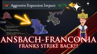 EU4 134 Ansbach amp Franconia Guide  Franks strike back Personal Union on France as Ansbach [upl. by Hareehahs]