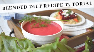 Blended Diet Recipe Tutorial for Tube Feeding [upl. by Eiral802]