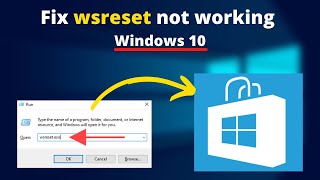 wsreset Not Working Windows 10  Easiest Way To Fix It [upl. by Alexandr]