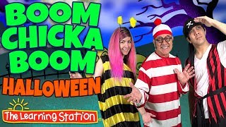 Halloween Songs for Kids👻 Boom Chicka Boom Halloween Song 👻 Kids Songs by The Learning Station [upl. by Noemis]