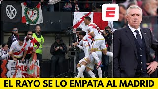 GOL DEL RAYO VALLECANO SORPRENDE al REAL MADRID y lo empata Raúl de Tomás cumple la ley  La Liga [upl. by Abla]