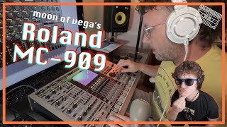 Roland MC909 Groovebox IndiePop Dream or Outdated featuring Moon of Vega [upl. by Alius]