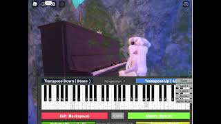 Roblox Piano  Genshin Impact｜Qilin’s PranceGanyu [upl. by Casilde]