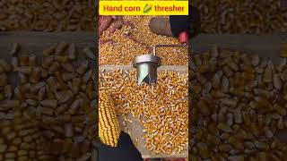 Hand Crank Corn Thresher🌽shorts ytshorts maize [upl. by Kat]