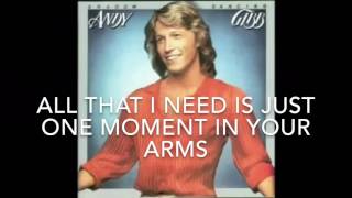 Shadow Dancing Lyrics  Andy Gibb [upl. by Erlinna4]