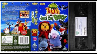 The Book of Pooh  Just Say BOO UK VHS 2003 [upl. by Annairb]