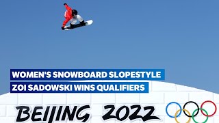 🏂 Snowboard Beijing 2022  Womens Slopestyle Qualifying Extended Highlights [upl. by Aihseym]