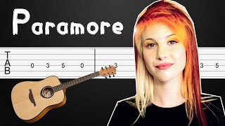 Decode  Paramore  Guitar Tabs Tutorial Guitar lesson [upl. by Morganica]