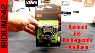 Bushnell Pro 300 Lumen Rechargeable Headlamp [upl. by Garcia]