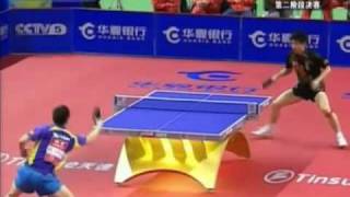 ZHANG Jike 张继科 vs MA Long 马龙 5  2010 Championship Men Trialout 2 [upl. by Anirtak]