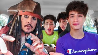 SURPRISING MY FRIENDS WITH CAPTAIN JACK SPARROW [upl. by Milburt]