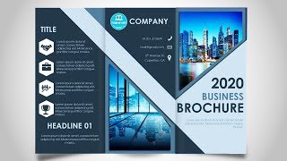 How to make a Brochure in PowerPoint  Print Ready design [upl. by Ruthie]