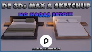 De 3Ds Max a SketchUp  Pack de mobiliario de D5 render 26  Assets pro [upl. by Laemaj844]