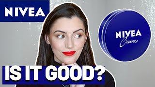 SPECIALIST testing NIVEA CREME review ingredients is it good [upl. by Mota204]