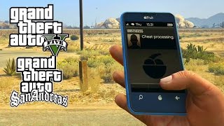 Gta San Andreas Mod Michael Phone Gta 5 [upl. by Krusche443]