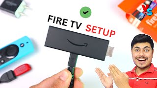 Complete Setup Of Fire Tv Stick  How To Use Fire Tv Stick In 2023  Fire Tv Connect In Led Tv [upl. by Lirret276]