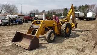 MasseyFerguson MF40 Backhoe [upl. by Ibed792]