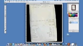 How to Darken a Faded Receipt in Photoshop  Using Adobe Photoshop [upl. by Ambie]