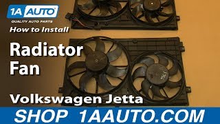 How to Replace Cooling Fan Assembly 0517 Volkswagen Jetta [upl. by Yzeerb]