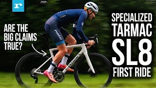 NEW Specialized Tarmac SL8 First Ride Review amp All The Tech Details  The Road Bike To BEAT In 2023 [upl. by Coltun]