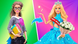 11 Pomysłów DIY dla Lalek Barbie Pomysły na Miss Universe [upl. by Doyle651]