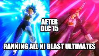 RANKING ALL KI BLAST ULTIMATES BY DAMAGE FROM WEAKEST TO STRONGEST IN XENOVERSE 2  DLC 15 UPDATE [upl. by Rena]