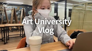 【大学vlog】武蔵美CI卒展前の12月 [upl. by Langelo]