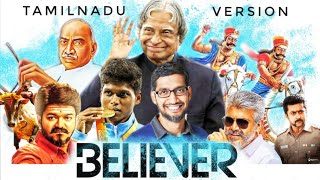 Believer  Tamil version  Tamil Nadu version  Official Video  Change It [upl. by Talanian735]