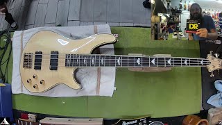 Schecter Bass Gets a Drop C Setup and New DR Strings [upl. by Ehctav632]