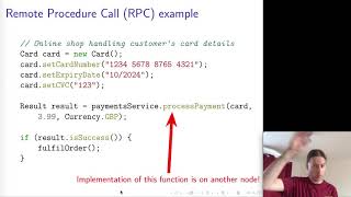 Distributed Systems 13 RPC Remote Procedure Call [upl. by Blaise]