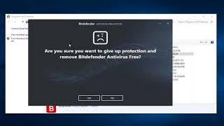 How To Completely Uninstall Bitdefender Free Total Security and Internet Security Tutorial [upl. by Jessamine]