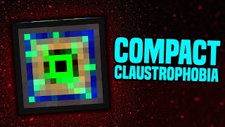 Minecraft Compact Claustrophobia  ENTERING A GLITCHED MACHINE 13 Modded Questing Skyblock [upl. by Kruter354]