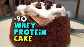 90 Second Protein Whey Cake Recipe  Bodybuilding Dessert [upl. by England301]