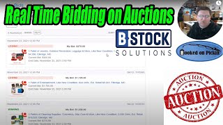 Real Time Bidding on Pallet Auctions from BStock  WILL I WIN Online Reselling [upl. by Osbourne]