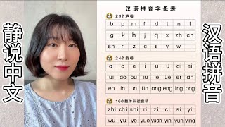 汉语拼音字母表发音｜学汉语｜小学语文｜learn Chinese｜Chinese phonetic alphabets｜Chinese pinyin 静说中文｜sunjinglaoshi [upl. by Eerb423]