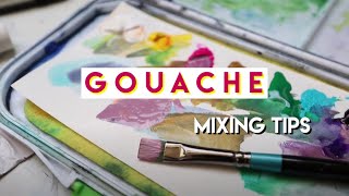 Gouache mixing TIPS ✶ Free Printable Color Mixing Charts 1 [upl. by Neik]