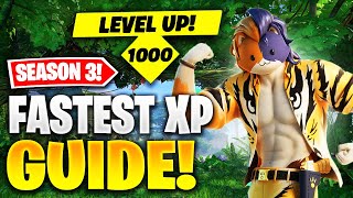 How To Level Up FAST in Chapter 4 Season 3 Fortnite XP Guide [upl. by Nimesay]