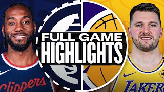 CLIPPERS at LAKERS  FULL GAME HIGHLIGHTS  March 2 2025 [upl. by Sylvie]