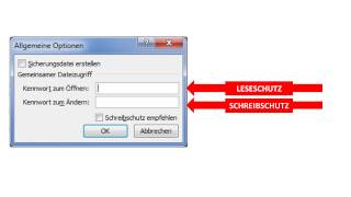 Excel Leseschutz amp Schreibschutz aktivieren  Anleitung [upl. by Cairistiona]