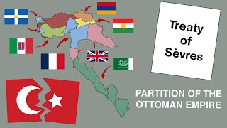 Treaty of Sevres Map [upl. by Ahsit]