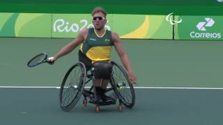 Day 3 morning  Wheelchair Tennis highlights  Rio 2016 Paralympic Games [upl. by Alleras]