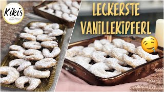 Unfassbar zarte Vanillekipferl  wochenlang frisch  Leckerste Vanillekipferl einfach selber backen [upl. by Conley]