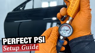 How to Setup the Perfect PSI on Your Spray Gun [upl. by Nahsyar152]