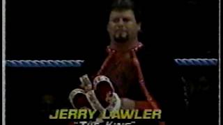 Jerry The King Lawler vs Kerry Von Erich [upl. by Ennael442]