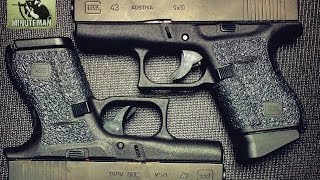 Glock G42 amp G43 Talon Grips Install [upl. by Feune]